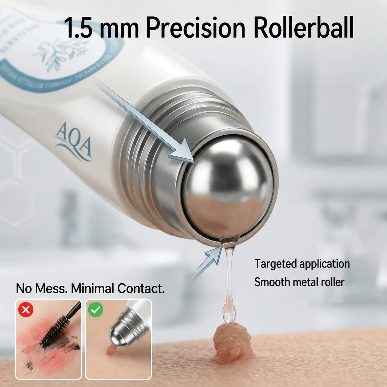 AQA® 7-Day Tag & Spot Eraser Precision Roller Pen