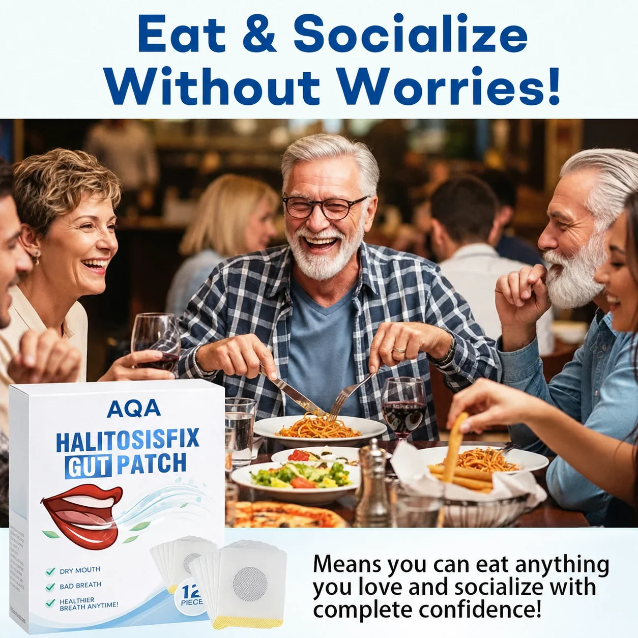 AQA HalitosisFix in a social routine