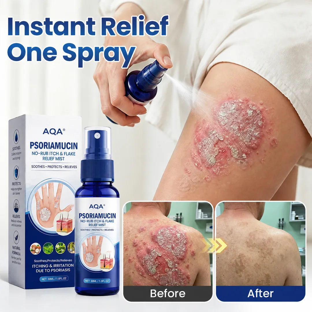 AQA® PsoriaMucin No-Rub Itch & Flake Relief Mist