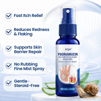 AQA® PsoriaMucin No-Rub Itch & Flake Relief Mist