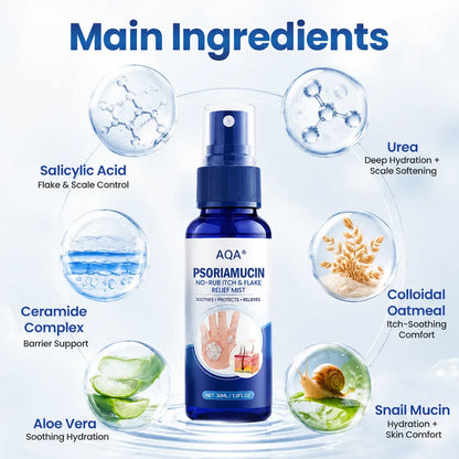AQA® PsoriaMucin No-Rub Itch & Flake Relief Mist