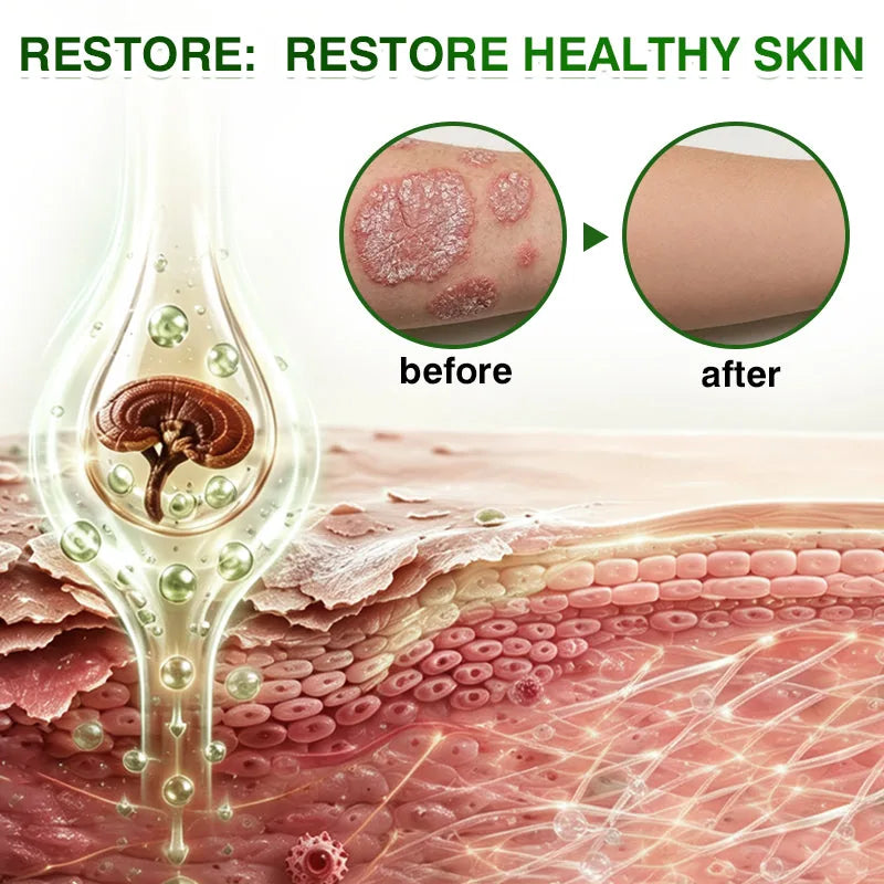 Illustration of a targeted skin comfort routine