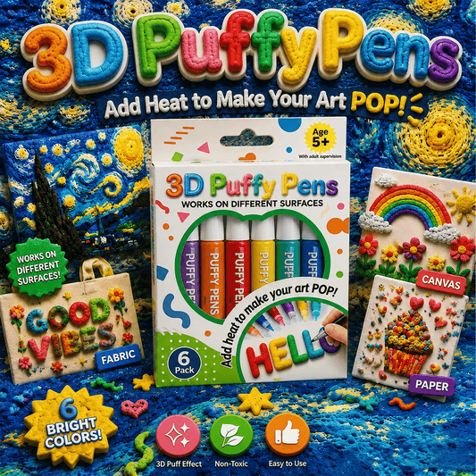 Save 50% by ordering today丨AQA® 3D Relief Art Pen – Turn Flat Drawings Into Touchable 3D Art🪄