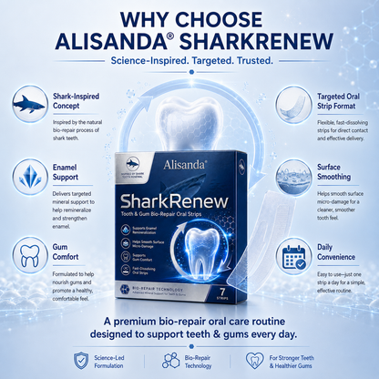 💥Last 4 hours Sale: Save 50%|Alisanda® SharkRenew Bio-Mineral Tooth Repair Gel