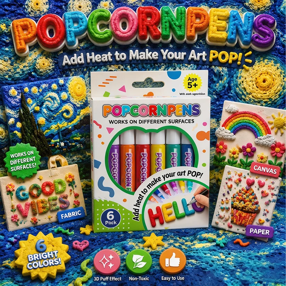 Save 50% by ordering today丨AQA® 3D Relief Art Pen – Turn Flat Drawings Into Touchable 3D Art🪄