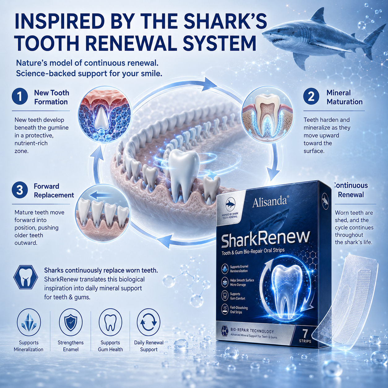 💥Last 4 hours Sale: Save 50%|Alisanda® SharkRenew Bio-Mineral Tooth Repair Gel