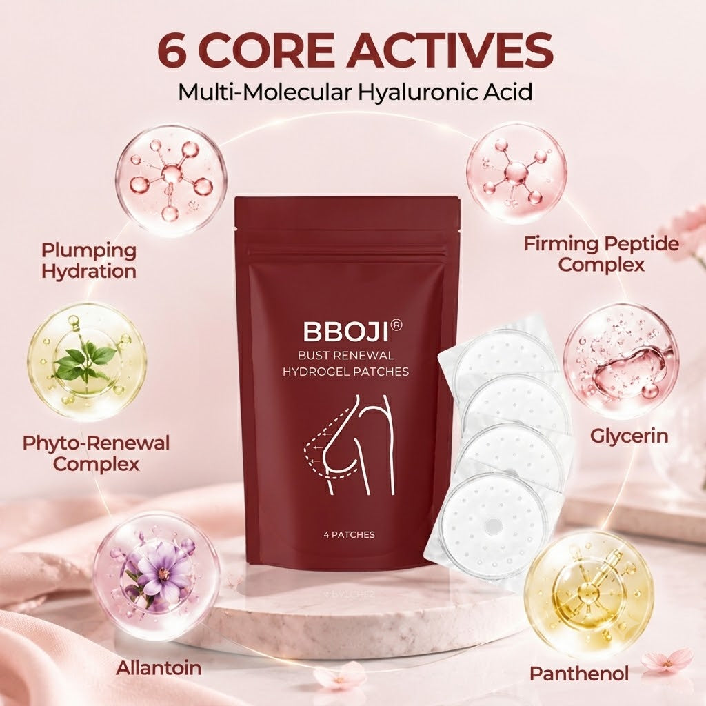 🔥 BUY 1 GET 1 FREE! 💖 Bust Renewal Hydrogel Patches: Plump & Firm 👙