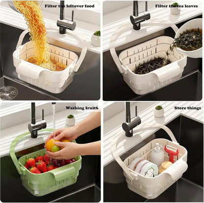 🥬Foldable Kitchen SinkStrainer Basket