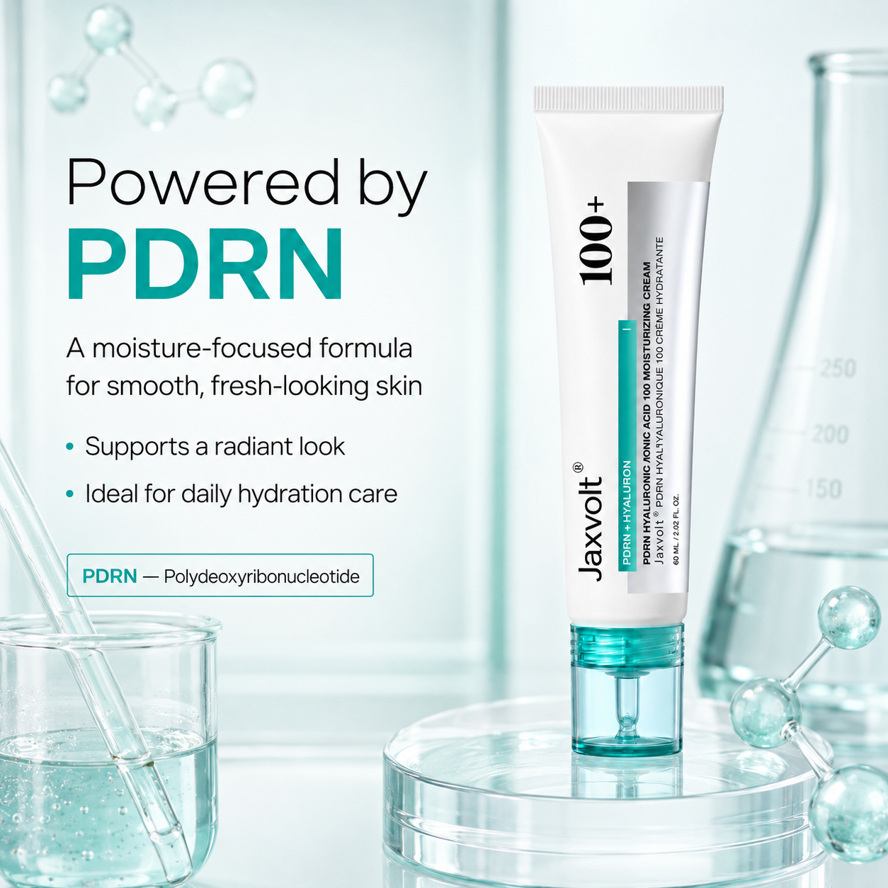 ✨BUY 1 GET 1 FREE✨💜Jaxvolt®️ PDRN Hyaluronic Acid 100 Moisturizing Cream (60ml) | moisturizer, hydrating, glow💧