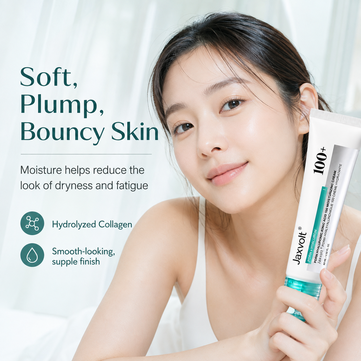 ✨BUY 1 GET 1 FREE✨💜Jaxvolt®️ PDRN Hyaluronic Acid 100 Moisturizing Cream (60ml) | moisturizer, hydrating, glow💧