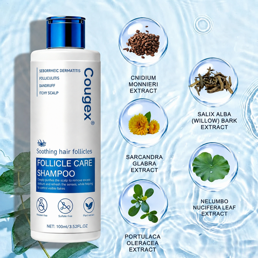 Folliculitis Shampoo for Itchy, Flaky Scalp - Purifying Formula for a Soothed, Balanced Scalp & Oily Scalp Care🧴