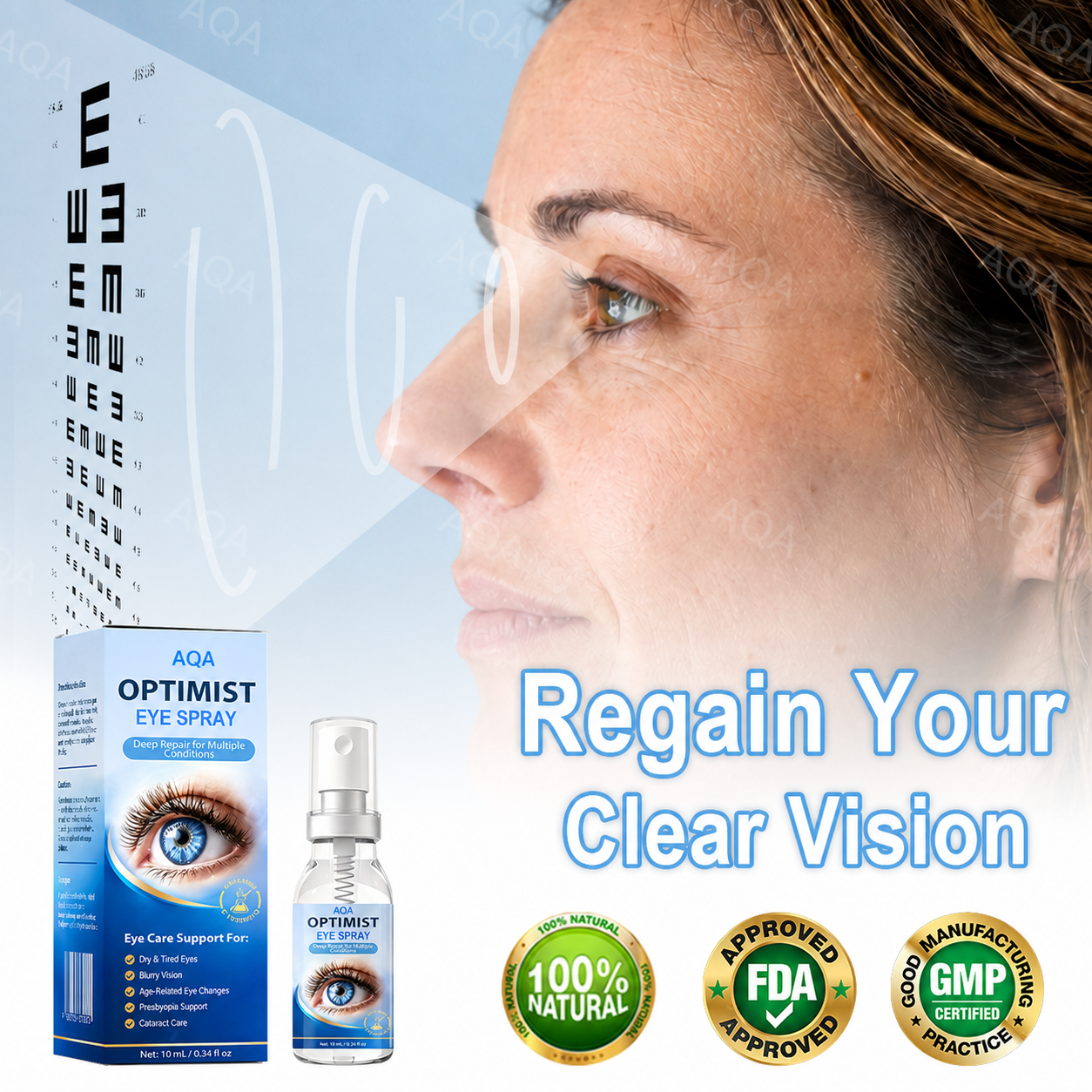 AQA® Optimist Eye Spray – 10 mL