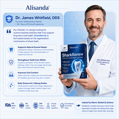 💥Last 4 hours Sale: Save 50%|Alisanda® SharkRenew Bio-Mineral Tooth Repair Gel