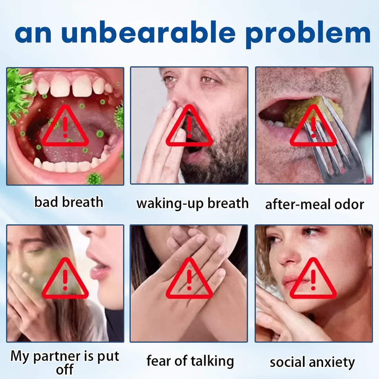 Everyday situations affected by breath confidence