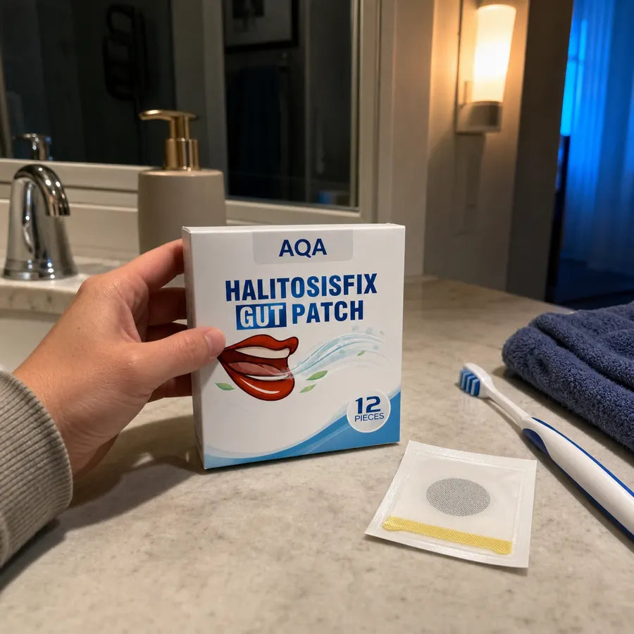 Illustrative AQA nighttime bathroom routine